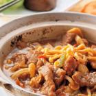 金菇芽菜肉片汤