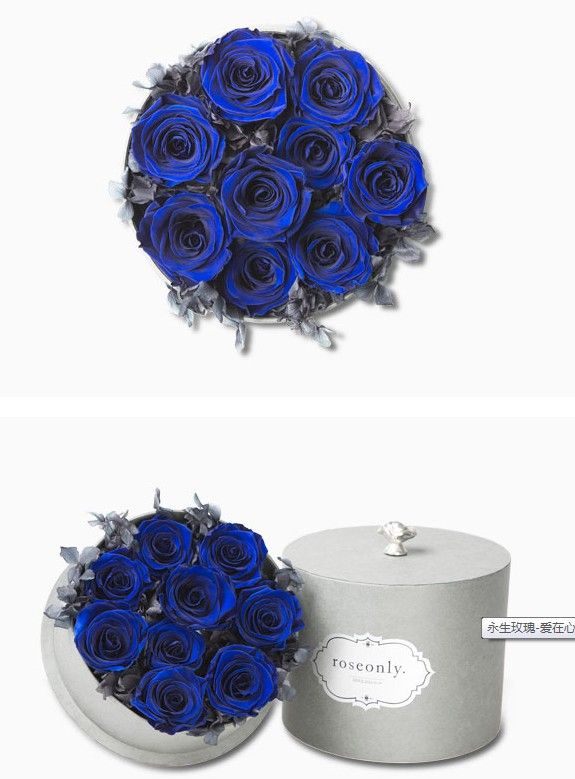 蓝色玫瑰花语是什么