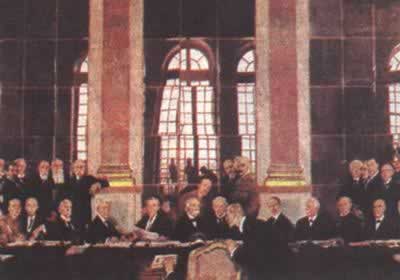 德国在凡尔赛条约上签字